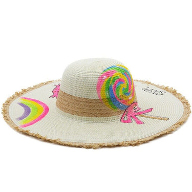 chapeau de paille dessin couleur